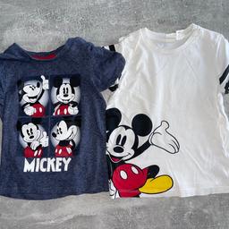 2 T-Shirt Mickey Maus Größe 86 / 12-18 Monate