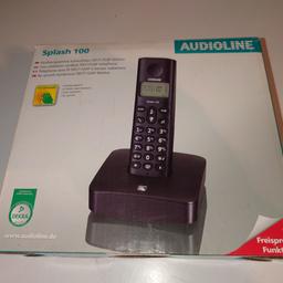 Verkaufe neues Audioline Splash 100 schnurloses DECT Telefon in OVP. Folien noch drauf.