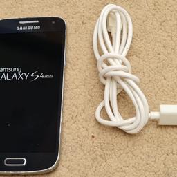 Samsung Galaxy S4 Mini 8GB 
screen in excellent condition 

no scratches at all

has few on the sides & the back,

in perfect working order, 

Blackburn bb1 8bj 

can post.