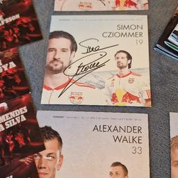 Fc Red Bull Salzburg Autogrammkarten und Stadionmagazine