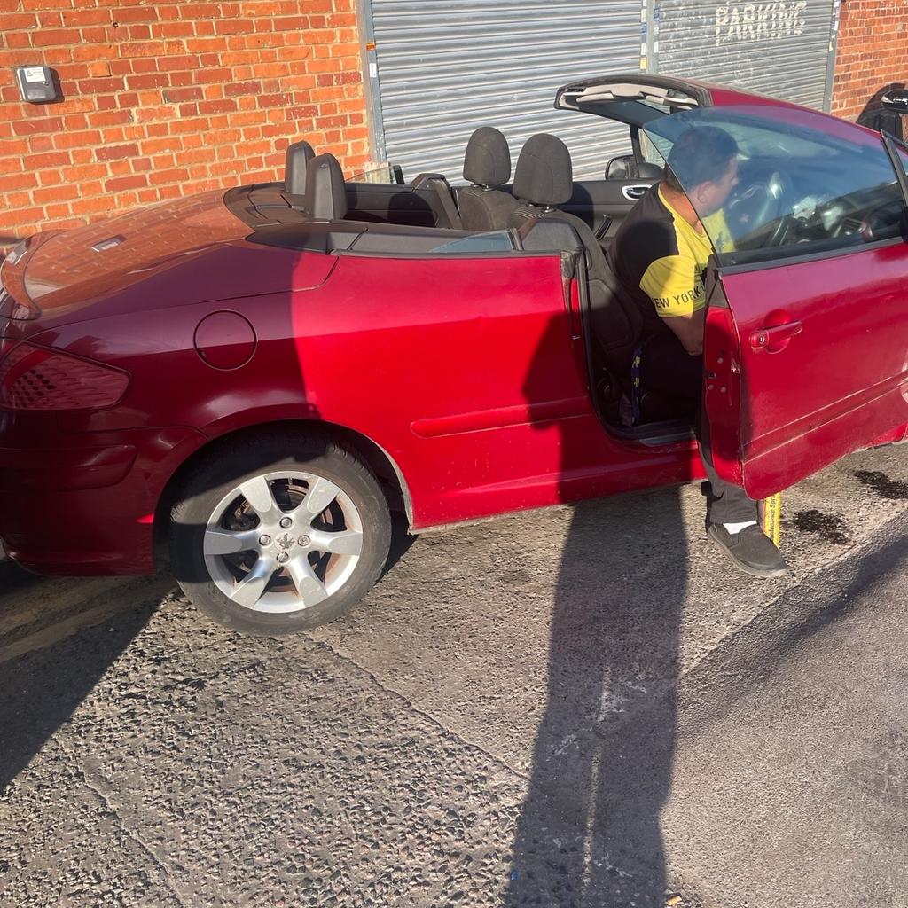 Hi I have Peugeot 307cc convertible automatic transmission good condition Ulez free drive like dream for sale or px swap 12 months mot no issues at all bargain it’s 2 Letr for more information please contact me at 07903162006