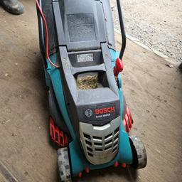 Bosch Rotak 400 ER Electric lawnmower
In very good condition and full working order.
Grass box in excellent condition
Used about 10 times but I now have artificial grass so no need for it anymore.
Cash on collection only from Wakefield wf2 area.
Any questions please call 07872123476.