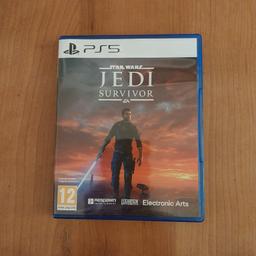 Star Wars Jedi Survivor für die PS5, PEGI Version, Verpackung international, Spielsprache in deutsch, Verpackung und Gamedisk in gepflegtem Zustand, Privatverkauf daher keine Rücknahme oder Gewährleistung, Versand möglich,