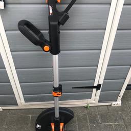 WORX 20V Cordless Grass Trimmer WG163E.2 with Fast Charger, 2 x 2.0Ah Battery, PowerShare, 2-in-1

RRP£139
Selling £85
2 in 1: Easily converts from a string trimmer to a wheel edger in just seconds. Rubberized wheels support and guide the edger, giving you straighter lines and cleaner cuts
Innovative push button Command Feed spool system for instant line feeding
Head pivots 90º for various terrains, so you can trim and edge on sloped terrain, and get to tough-to-reach places
Do it all with WORX PowerShare, the only cordless tool platform that uses the same battery to power 20V and 40V tools