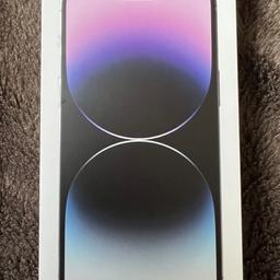 iPhone 14 pro max boxed and sealed brand new unlocked to any network deep purple