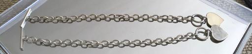 Buy & Sell Derbyshire Chesterfield - Photos for Silver 925 heart & bar bracelet x2 for sale