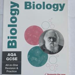 No writing inside, like new. Pictures available. 3 separate books revision and practice. Biology, chemistry and physics AQA GCSE.