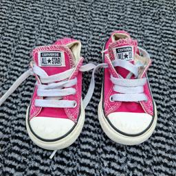baby girls converse trainers size 5 
no posting x 
Collect from wallasey ch44