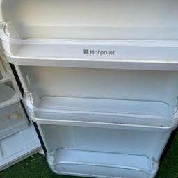 HI ALL. I HAVE A NICE UNDER COUNTER HOTPOINT FRIDGE. HARDLY USED AND IN PERFECT WORKING ORDER. MINOR MARKS HERE AND THERE, CHEERS.