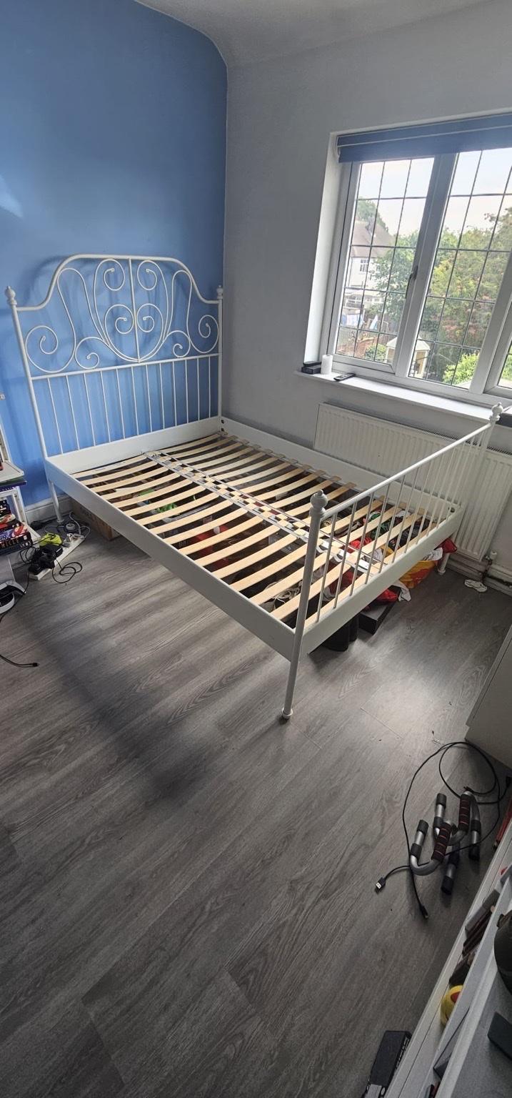 Ikea white double bed in WS10 Sandwell für 25,00 £ zum Verkauf Shpock DE