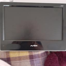 Avtex 12V TV for use in Caravans and Motorhomes. Power cable and remote included, all in good working order. Collection from M23