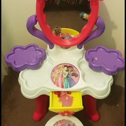 kids barbie dressing table with stool