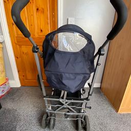 Mama and papas stroller includes foot muff, rain cover, bottle holder. Cash and collection only no delivery service available.