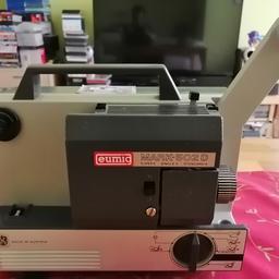 THIS IS HIGH QUALITY EUMIG PROJECTOR MADE IN AUSTRIA
I PLUG IT WITH MY POWER CABLE AND ITS SPINDLES SPINED PERFECTLY BOTH SIDE FOR FORWARD AND REVERSE BUT IT NEEDS BULB,POSSIBLY SERVICE GREASING, REPAIR SO I'M SELLING IT CHEAP, AS SEEN,NO RETURN NOT REFUND NO NEGATIVE FEEDBACK,THANKS

PLEASE INSPECT ZOOM IN ON PHOTOS FOR EXACT CONDITION AND DETAILS. WHAT YOU SEE IN PHOTOS WHAT YOU'LL GET.

THE SALE IS ONLY FOR UNIT WITHOUT POWER CABLE(SAME AS KETTLES) 

I'M HONEST WITH MY LISTINGS SO BUY IT WITH CONFIDENCE.

ALSO LIKE ALL MY LISTINGS I'VE GOT MANY SOUNDS AND SILENTS PROJECTORS AND FILMS WHICH I DIDN'T LIST,JUST TEXT ME ON 07474970795, I'M AVAILABLE MOST DAYS AFTER 3PM SO I'LL SEND PHOTOS TO YOUR WHATSAPP AND YOU CAN COME&COLLECT OR I'LL POST THEM.

NO TIME WASTERS AT ALL!?IF ANY,I'LL REPORT IT TO SHPOCK'S TEAM

COLLECTION WELCOME FROM LONDON N5 1LP AT ARSENAL TUBE STATION'S EXIT

PLEASE CHECK OUT MY OTHER LISTINGS FOR SALE

FEEDBACK APPRECIATED 👍 🌹
THANKS FOR WATCHING AND GOOD LUCK