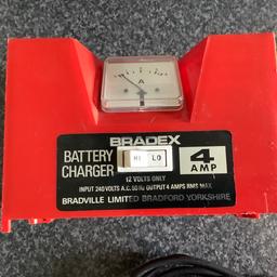 12 volt Low and high charging rate.
Buyer to collect.