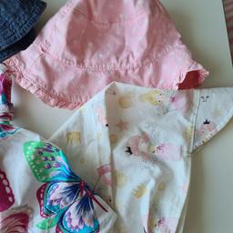 Summer hats bundle size from 6m to 12m