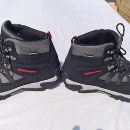 Men's Size 9 Hiking Walking Boots In Immaculate Condition 1st 2c Will Buy. See photos for condition size flaws materials etc. I can offer try before you buy option if you are local but if viewing on an auction site viewing STRICTLY prior to end of auction.  If you bid and win it's yours. Cash on collection or post at extra cost which is £4.55 Royal Mail second class. I can offer free local delivery within five miles of my postcode which is LS104NF. Listed on five other sites so it may end abruptly. Don't be disappointed. Any questions please ask and I will answer asap.