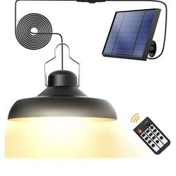 BRAND NEW 16.00
Outdoor Solar Pendant Light, 4 Modes Solar Outdoor Indoor with Motion Sensor, Remote Control, 3 Brightness, IP65 Waterproof Solar Hanging Lamp for Patio, Garden, Garage