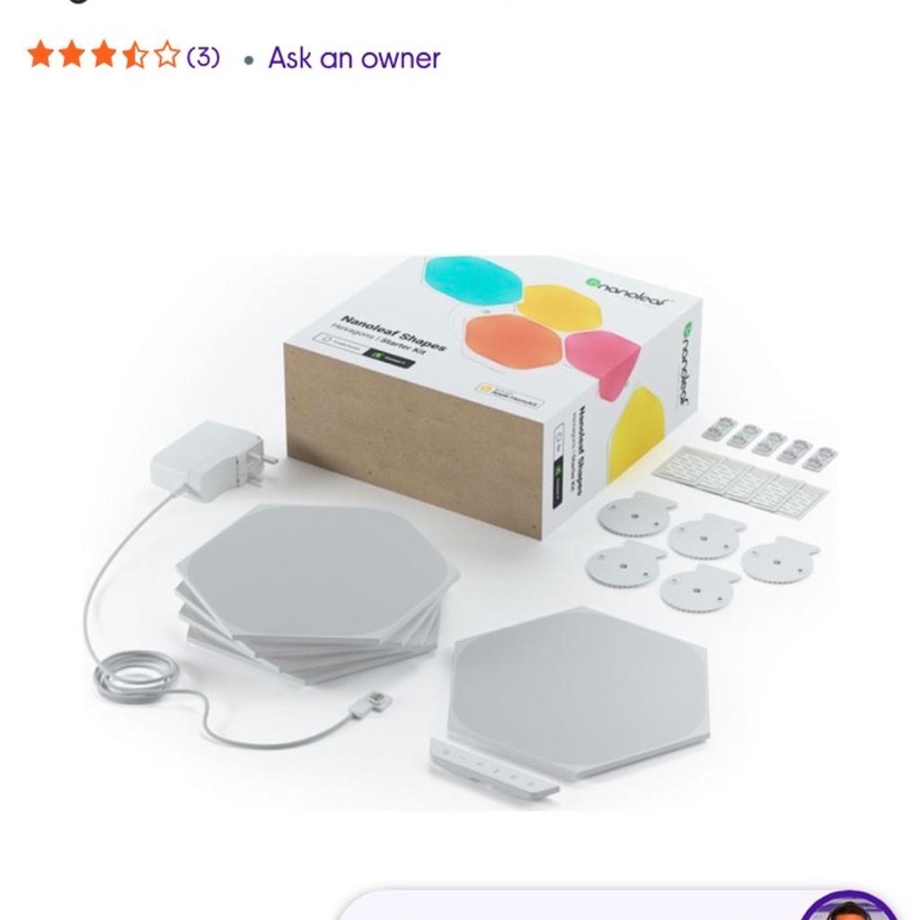Nanoleaf 15 Panel lighting starter kit in CH7 Pentre for £150.00 for