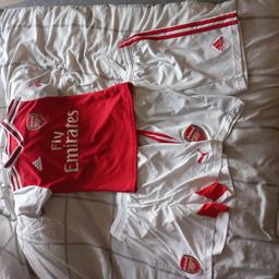 Used Arsenal Kit in Good condition.
Jersey 7-8
2 shorts (1 brand new)- 9-10