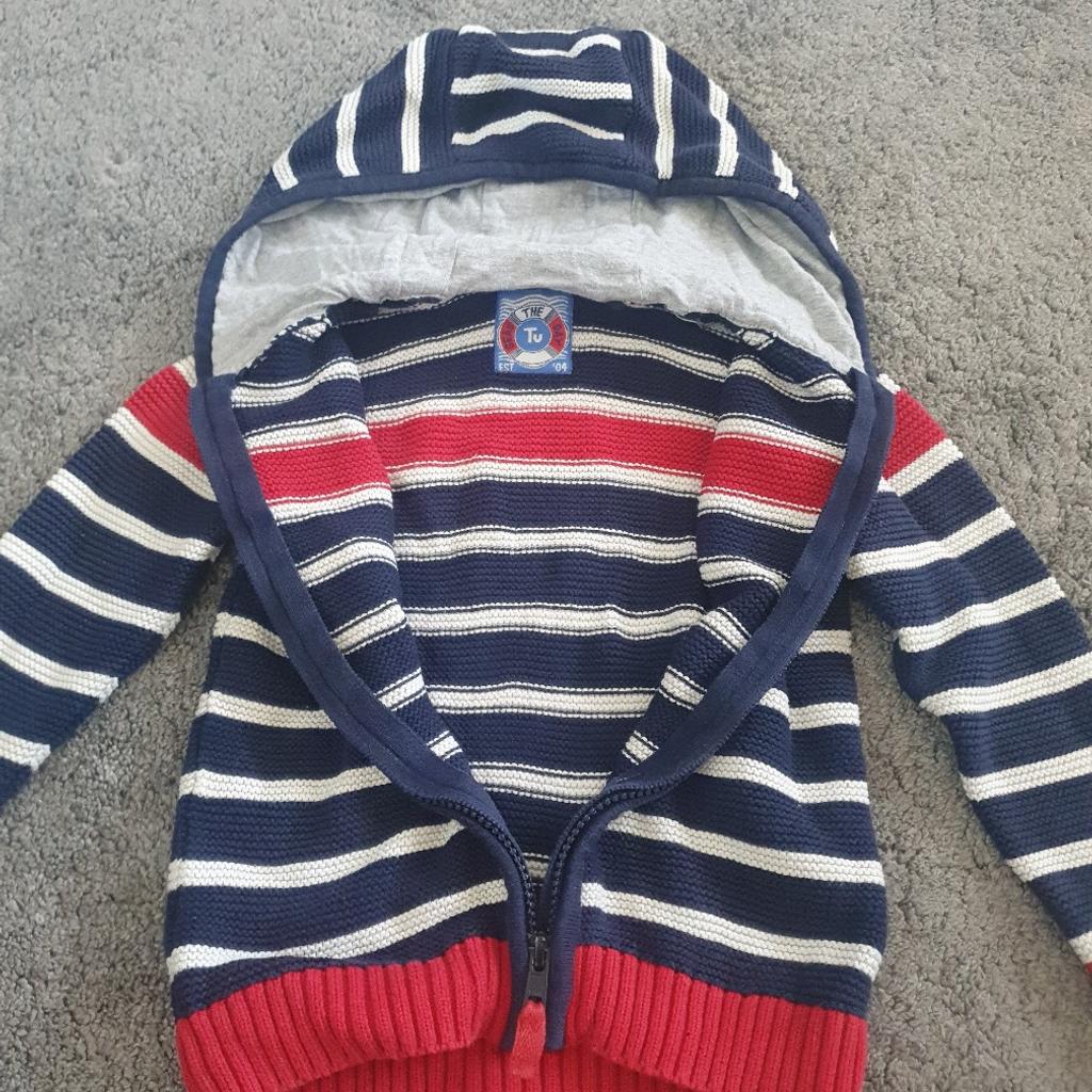 Knitted zip up hoody 18-24 months