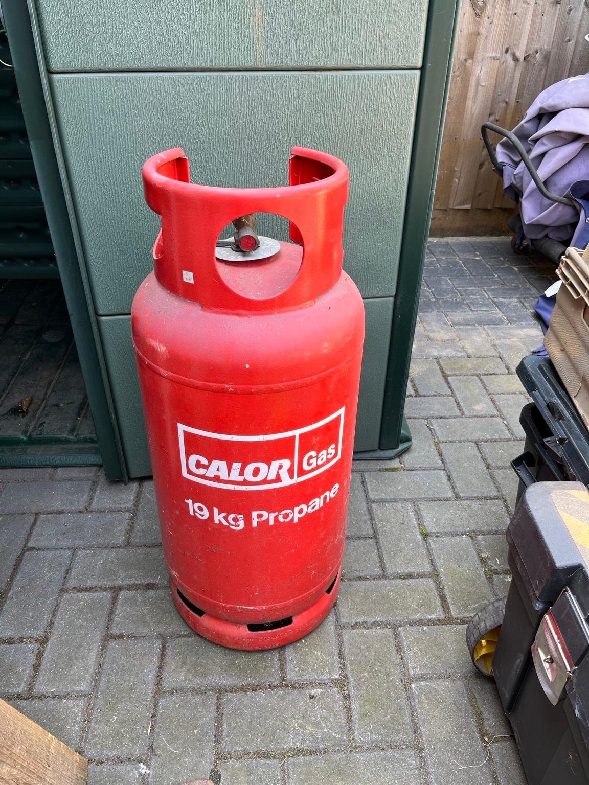 CALOR GAS 19 kg empty cylinder in WD3 Rivers für 15,00 £ zum Verkauf
