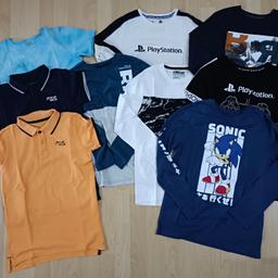 verkaufe 9 Jungen Shirts in Größe 146/152
2 x Polo- Shirt
1 x Kurzarm-Shirt
6 x Langarm-Shirt

Privatverkauf
Gebrauchsspuren