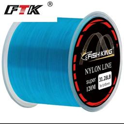 FTK Blue Nylon Fishing Line.
120m/393ft Monofilament Fishing Line For Carp Tackle
SIZE - 0.28mm