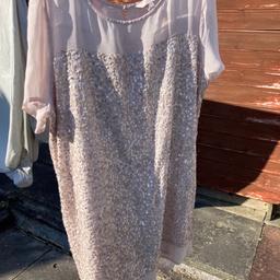 Stunning nude/flesh colour sequin dress from Next.
Size 14 with all sequins intact
Selling from a pet and smoke free home 
Collection or drop off Haydock 
Postage extra
