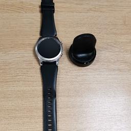 Samsung Smart Watch S3

CASH ON COLLECTION ONLY, NO DELIVERY AND NO SWAPS

In good overall condition

Has a dead pixel area in top right of screen, mostly only visible on white background

Can make and receive calls when connected to phone via bluetooth
Comes with charger