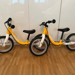 Wir verkaufen unsere Woom 1 Laufräder in der Farbe „Sunny Yellow“. Das superleichte und innovative Laufrad in 12 Zoll für Kleinkinder ab eineinhalb Jahren. Preis gilt pro Stück.
Größe: 12″
Gewicht: 3kg
Sehr guter Zustand mit nur leichten Gebrauchsspuren.

2x neuwertiges Woom 1 Laufrad; Zwillinge