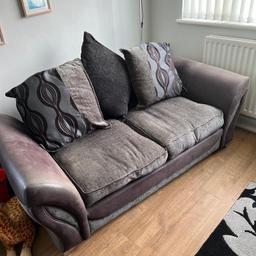 Grey and black 2 seater sofa for sale

Good condition

cash and collection only from WS3