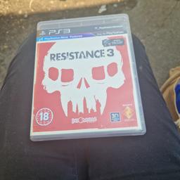 ps3 resistance 3  like new