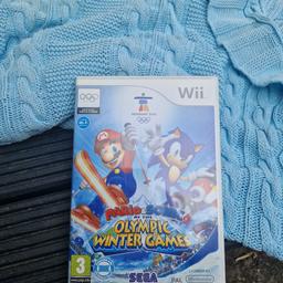 wii game mario and sonic olympic winter games  like new