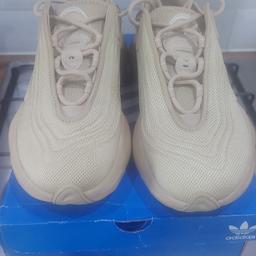 Beige Adidas Trainers size 7
