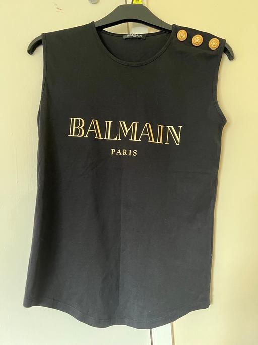 Buy & Sell Newry, Mourne and Down Newcastle - Newry, Mourne and Down - Photos for Used Balmain Paris Tank Top Size 36 IT/6-8 UK