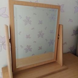 Dressing table mirror, excellent condition.  Good weight to it.  Measures 47cm width x 51cm height.  Collection from WV10 0NZ.