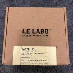 Le labo santal 33
Eau de parfum
New and boxed