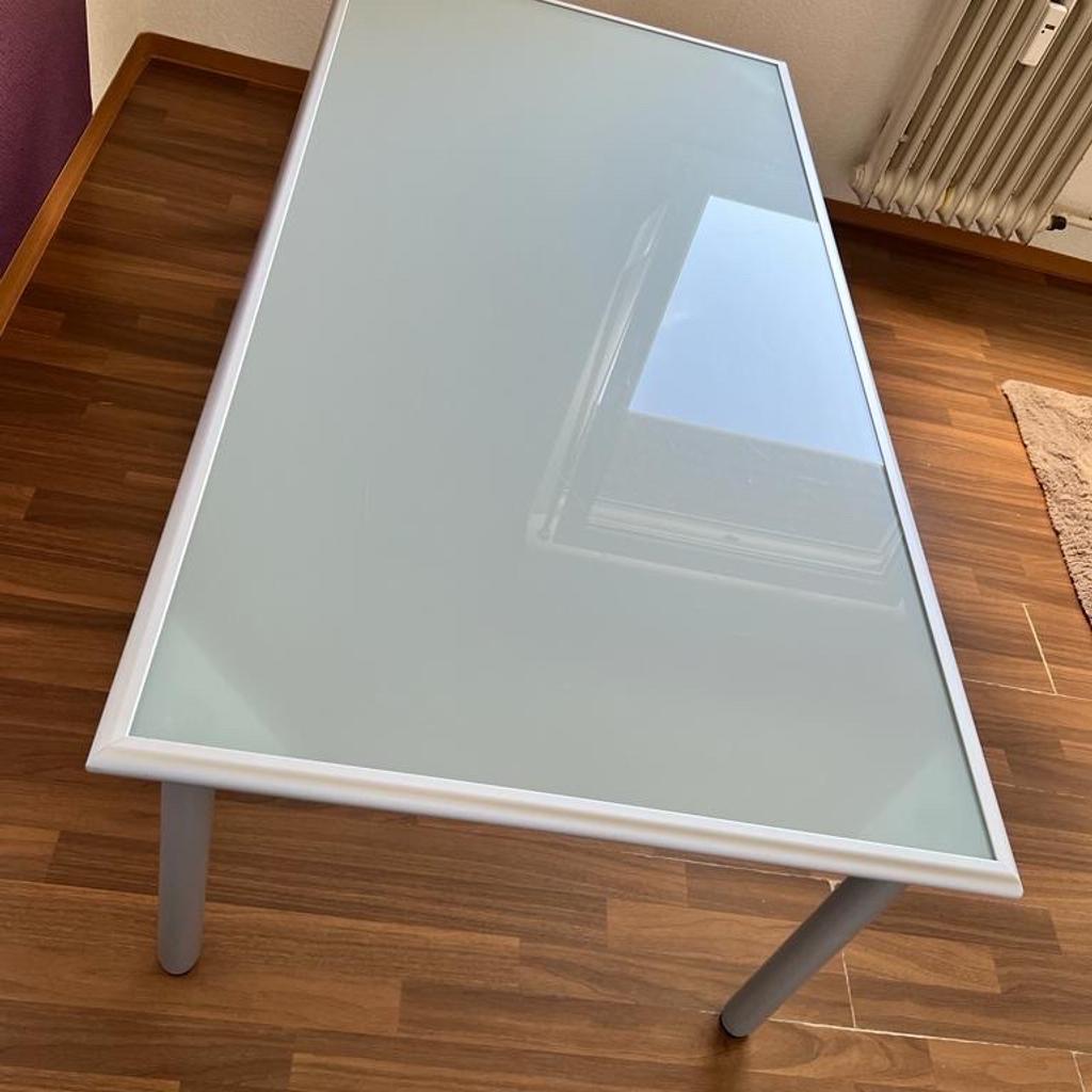 Ikea vika lauri frosted deals glass table