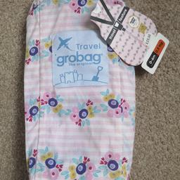 Travel grobag the original
Baby sleeping bag
0.5 tog
Pattern is the same as the little travel bag it comes in

Collection B65 0aj