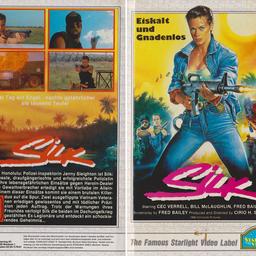 Zum Verkauf Steht die Seltene VHS + DVD-R:

Silk - Eiskalt und gnadenlos (Hartbox) Starlight Video 

Eine überspielung des Filmes auf DVD-R wird mit-beigelegt!

Sehr Guter Zustand !
Zum Top-Preis !