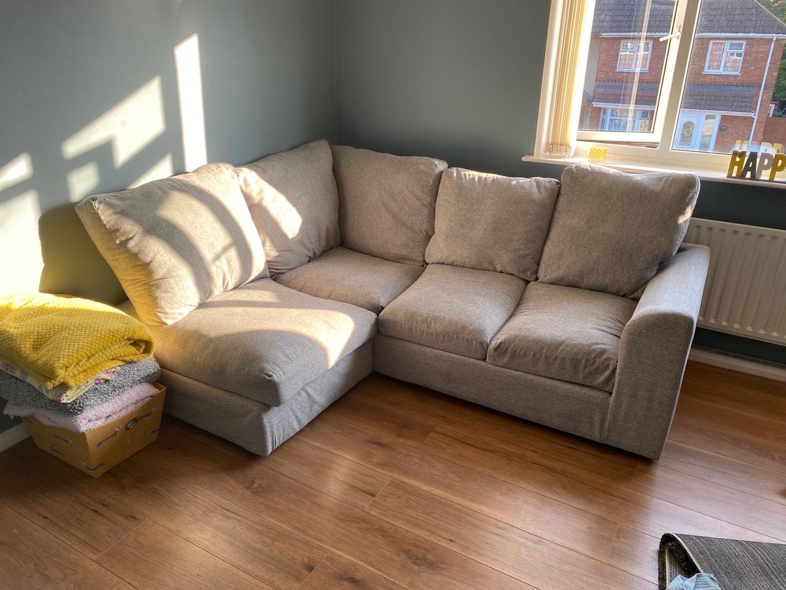 Grey corner sofa in DY4 Sandwell for £100.00 for sale Shpock