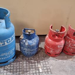 4 Empty Gas cylinders.
Available as job lot or individually.

• Blue 13kg Butane £15
• 2× Red 3.9kg Propane £13 each
• Blue 4.5kg Butane £13

All 4 £50 collection

Perfect small sizes to refill or exchange for camping, Garden BBQs, Caravans etc