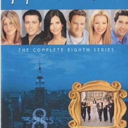 All six VHS videos featuring the complete 24 episodes of series 8 of hit US sitcom, Friends.