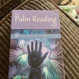 Palm reading cards all there like new