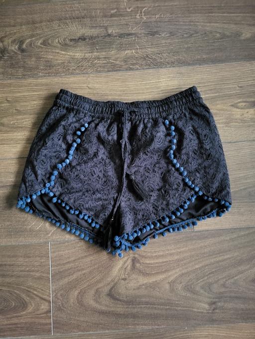 Buy & Sell West Midlands Sandwell - Photos for Primark Black Lace Shorts Size 8