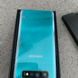 Samsung s10 screen on back smashed but all work got new upgrade so left it