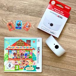 Animal Crossing „Happy Home Designer“ für Nintendo 3DS.

Spiel inklusive NFC-Reader/Writer und 3 amiibo Karten (Gulliver, Tom Nook & Apollo).

In gutem, gepflegtem Zustand in OVP. 