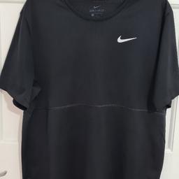 Men's Nike Black T-Shirt in size Large. White Nike logo. Worn once in excellent condition.