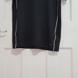 Men's Adidas Black T-Shirt in size Medium. White Adidas logo. Worn once in excellent condition.